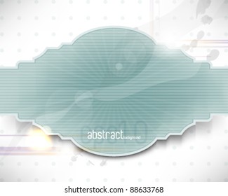 eps10 fondo de marco futurista elegante vector