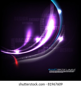 eps10 vector elegant glowing burst design