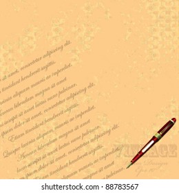 eps10 vector elegant grunge old paper design