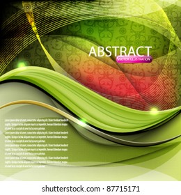 eps10 vector elegant seamless wave design background