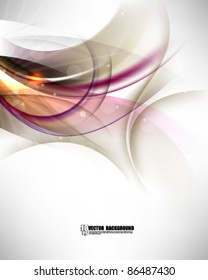 elementos de plano de fundo eps10 vetor elegante wave banner