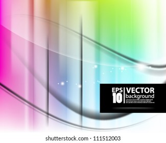 eps10 vector elegant wave design