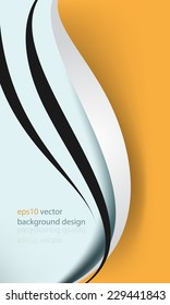 eps10 vector elegant wave elements business background