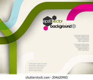 eps10 vector embossed lines concept background