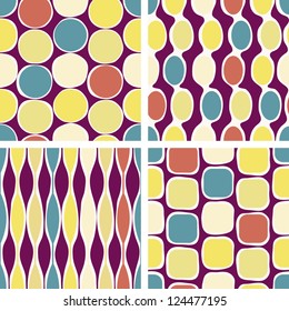 Eps10 vector file. Seamless retro geometric pattern. Raster version available in my portfolio