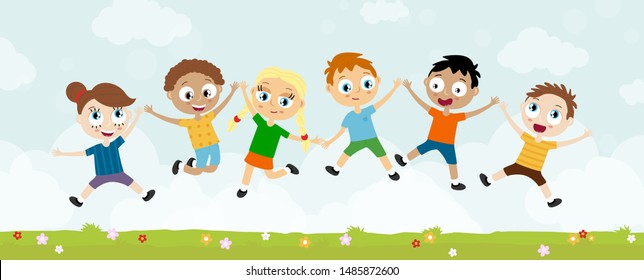 Kid Play Cartoon Stock Vectors, Images & Vector Art | Shutterstock