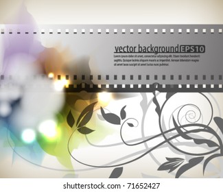 eps10 vector film foliage design