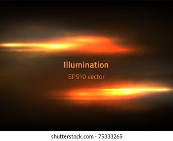 EPS10 vector fire illumination