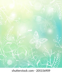 eps10 vector floral background