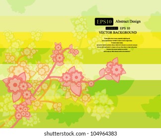 Eps10 Vector Foliage Concept Background Design
