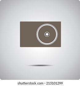 EPS10 vector format icon "camera""