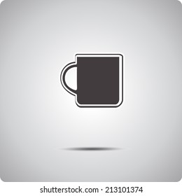 EPS10 vector format icon "cup""