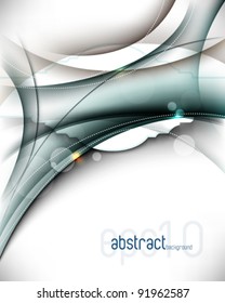 eps10 vector frame and fractal background