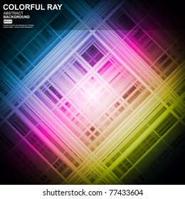 Vetor EPS10 totalmente editável fundo abstrato colorido