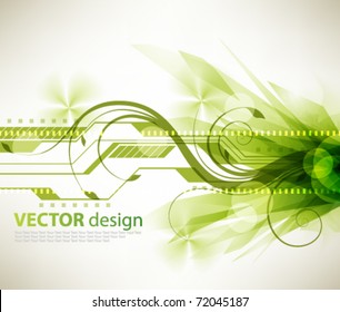 eps10 vector futuristic burst green design