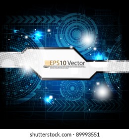 eps10 vector futuristic chrome concept design background