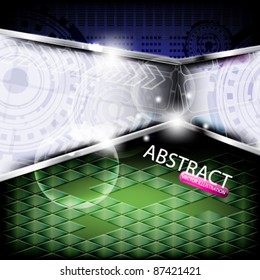 eps10 vector futuristic digital background design