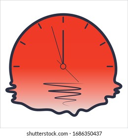 EPS-10 vector graphic
flowing time hours