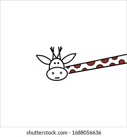 EPS-10 vector graphic
  giraffe head