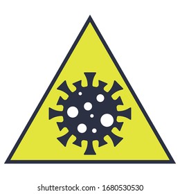 Grafik-Virus der Vektorillustration Eps-10, Bakterium