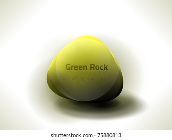 EPS10 vector green rock