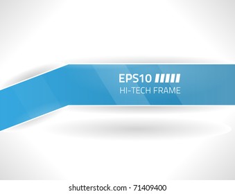 EPS10 vector hi-tech frame design