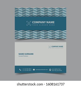 Eps10 Vector Illustration Abstract Elegant Business Card Template.