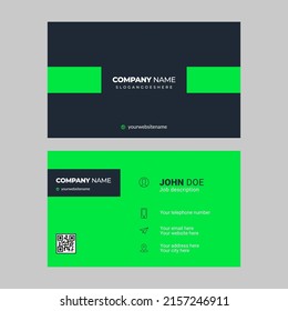 Eps10 Vector Illustration Abstract Elegant Business Card Template.