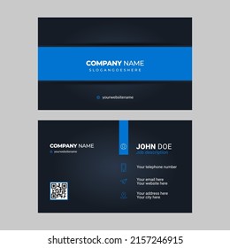 Eps10 Vector Illustration Abstract Elegant Business Card Template.