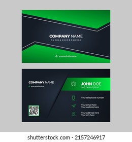 Eps10 Vector Illustration Abstract Elegant Business Card Template.