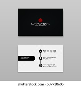 eps10 vector illustration abstract elegant business card template.