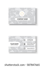 eps10 vector illustration abstract elegant business card template.