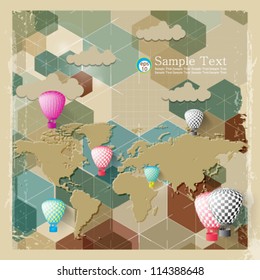 eps10 vector illustration abstract retro templates background design
