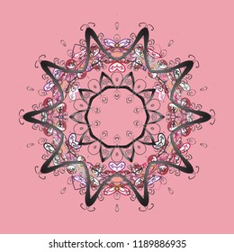 EPS10 Vector illustration. Cute seamless floral print with spring flowers. Beautiful fabric pattern.