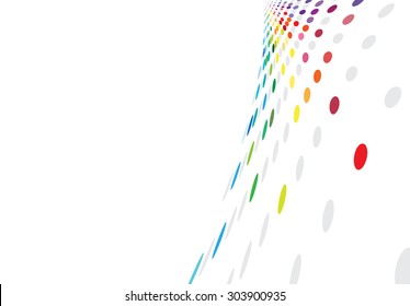 EPS10 vector illustration of halftone background 