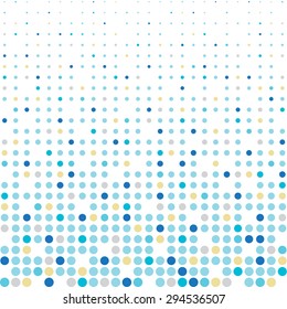 EPS10 vector illustration of seamless halftone background 