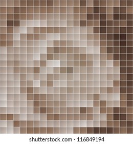 EPS10 vector illustration of tiled rose flower mosaic background