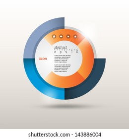 eps10 vector infographic and portfolio concept background