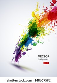 EPS10 vector ink abstract background