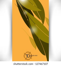 eps10 vector leaf elements illustration