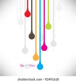 eps10 vector lines concept background illustration