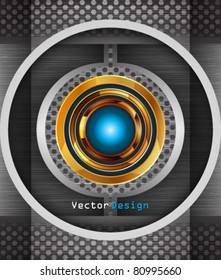Eps10 Vector Metal Abstract Design