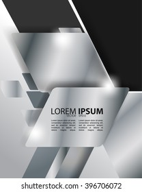 eps10 vector metallic concept material corporate design