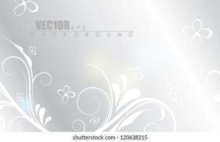 eps10 vector metallic foliage design