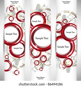 Eps10 Vector Modern Banner Set Design