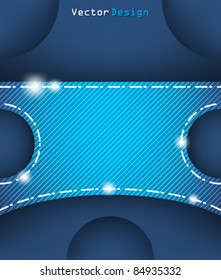 Eps10 Vector Modern Blue Concept Design Background