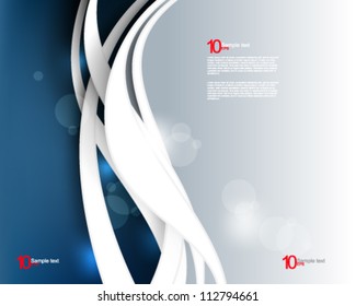 eps10 vector modern chrome concept wave illustration