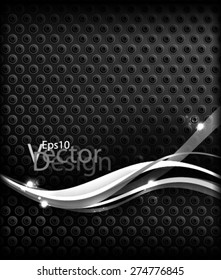 Eps10 Vector Modern Chrome concept for your business in the future