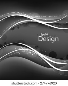 Eps10 Vector Modern Chrome concept for your business in the future