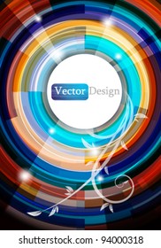 Eps10 Vector Modern Colorful Abstract Background Design